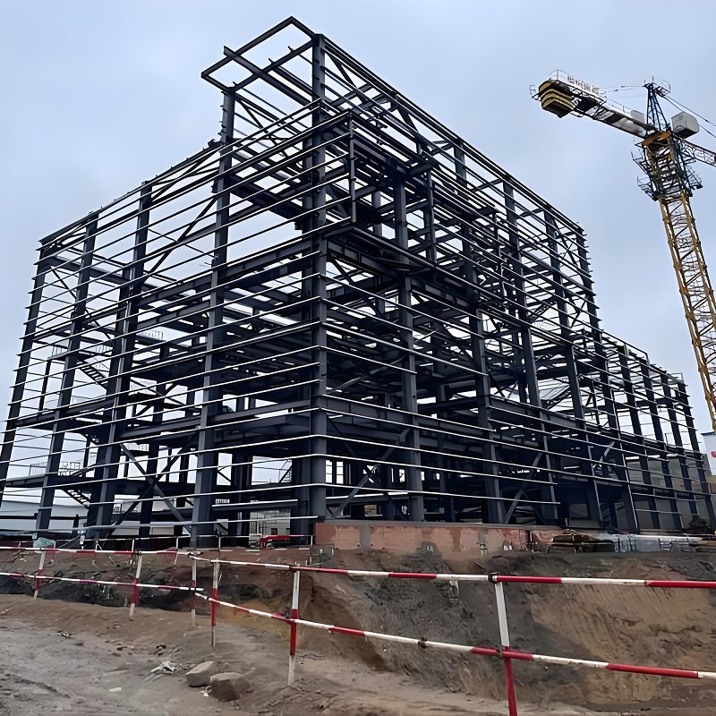 Supermarket made of steel structure
