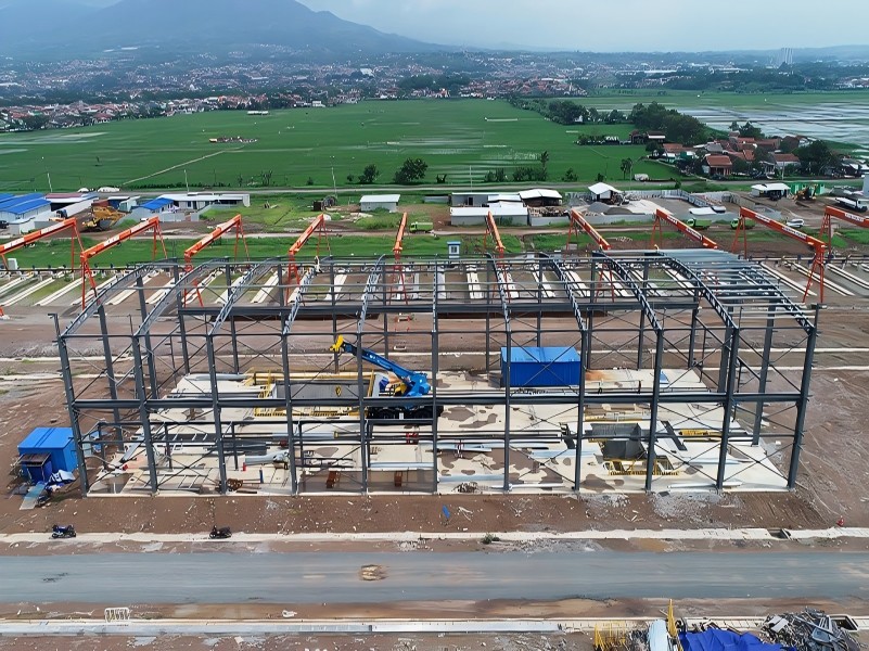 Prefabricated Warehouse in Indonesia
