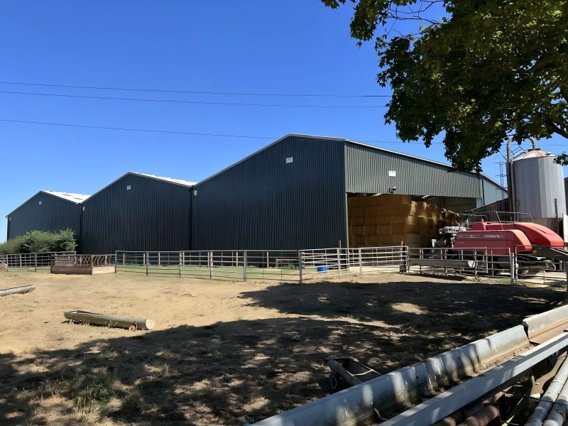 Steel-Framed Building In New Zealand Farm